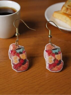 Handmade Breakfast Earrings